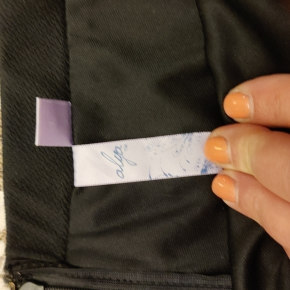 ALYA Strapless Black and White Dress, Size Small, lined, full zip back w/hook - Picture 9 of 13